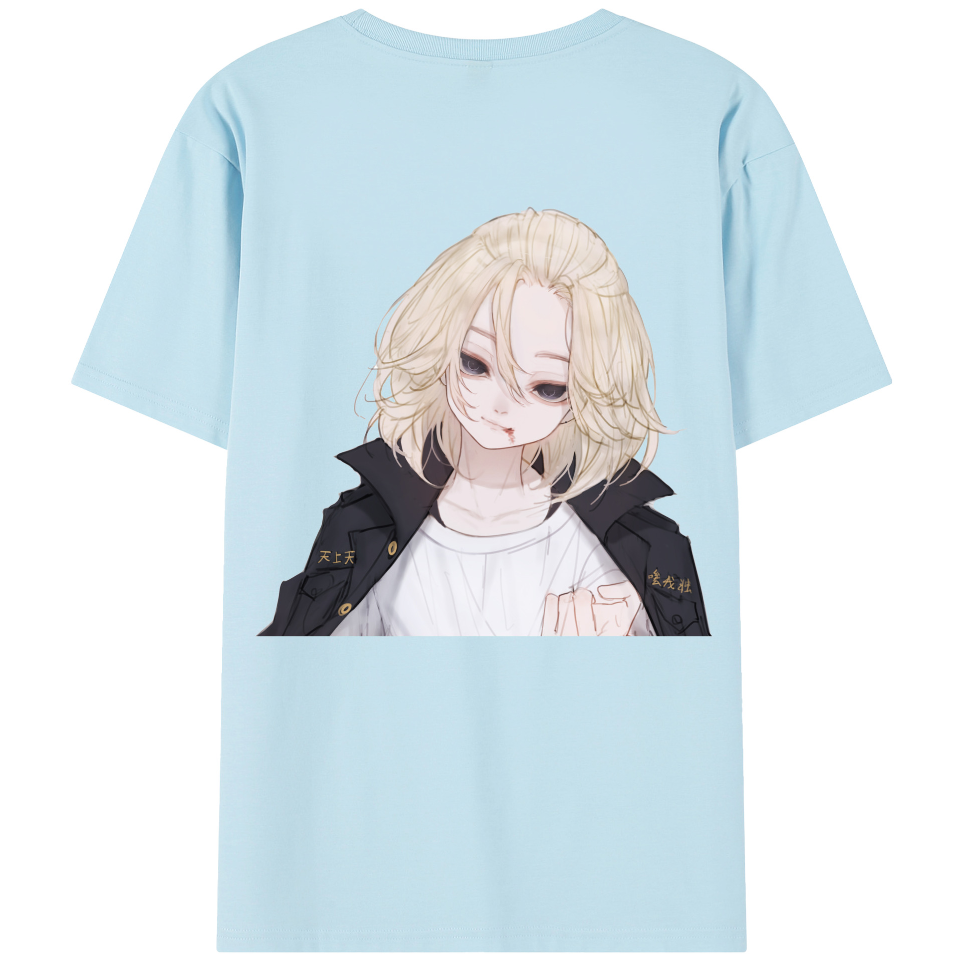 （画像用） 東京リベンジャーズ Tokyo Revengers 綿100％半袖Tシャツ（背面プリント）